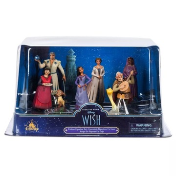 Disney Wish Księżniczka Asha of Rosas ŻYCZENIE Figurki 8szt