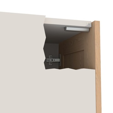 Мебельный бампер Push to open с винтом, металл.