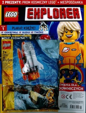 Lego Explorer magazyn 1/24 + dwie saszetki z klockami