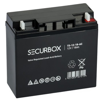Akumulator Securbox TS-12-18-AC (12V, 18Ah, AGM)