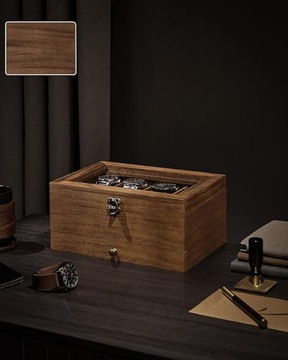 ДЕРЕВЯННЫЙ ОРГАНАЙЗЕР ДЛЯ ЧАСОВ, УКРАШЕНИЙ, РУСТИК-СТИЛЬ, ПОДАРОК, 2 УРОВНЯ