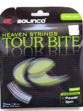Naciąg tenisowy Solinco Tour Bite 1,3 mm / 12,2 m set