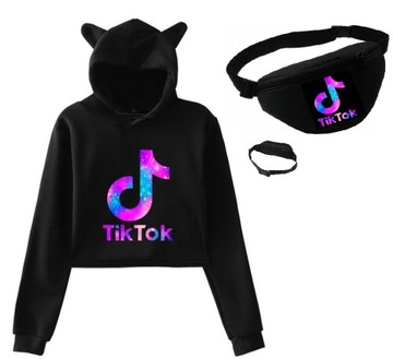 Bluza TIKu GALAXY MULTIKOLOR kocie USZY NUTKA 152