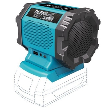 Głośnik Bluetooth Akumulatorowy 18V DEDRA DED7004