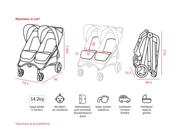 Коляска Valco Baby DUO TREND SPORT | Древесный уголь