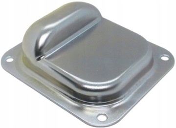 Stoper do bramy skrzydłowej 158 x 138 x 50 mm , Zn