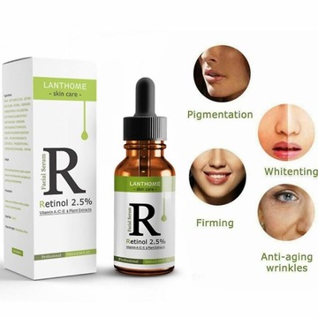 Serum do twarzy z retinolem przeciwzmarszczkowe z 2