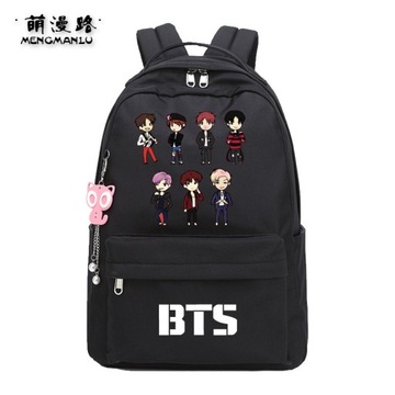 ШКОЛЬНЫЙ РЮКЗАК, ШКОЛЬНЫЙ РЮКЗАК BTS, ДИЗАЙН А4, БОЛЬШОЙ