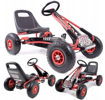 GOKART NA PEDAŁY POMP. KOŁA 50KG GOKARD REGULACJE