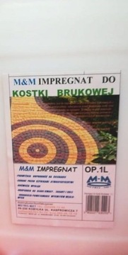 M&M impregnat do kostki brukowej 1L