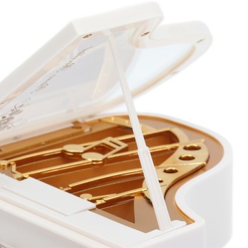 Мини-ретро классическая музыкальная шкатулка с поворотным пианино