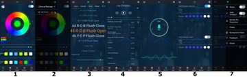 СВЕТОДИОДНАЯ ЛЕНТА 10M RGBIC WS2811 BLUETOOTH ЭФФЕКТ РАДУГИ ПРИМЕНЕНИЕ ПУЛЬТ ДИСТАНЦИОННОГО НАБОРА 12 В