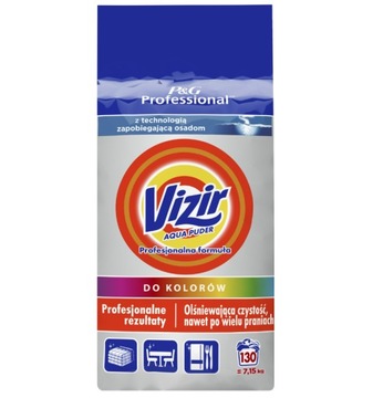 VIZIR PROSZEK PROFESJONAL COLOR 130pr/7,15kg