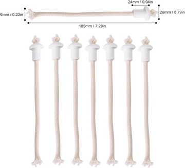 Knot ceramiczny, 7 szt. Knoty do lamp, uchwyty