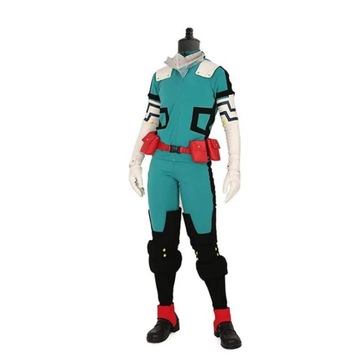 Аниме Hero Academy Midoriya Izuku Deku Battle Косплей Костюм n