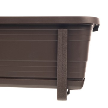 БАЛКОННАЯ ЯЩИКА ЦВЕТОЧНЫЙ ГОРШОК ЦВЕТОЧНЫЙ ВАЗ 50см РУЧКИ ПОДСТАВКА БАЛКОННАЯ БАЛЮСТРАДА