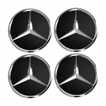 4 шт., 60 мм, колпачки Mercedes, колпачки, диски