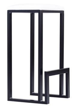 Krzesło barowe - Hoker LOFT 74cm - Obicia Kolory