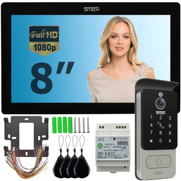 Wideodomofon 5TECH Veltis One 84228 Czytnik Szyfrator Ekran 8