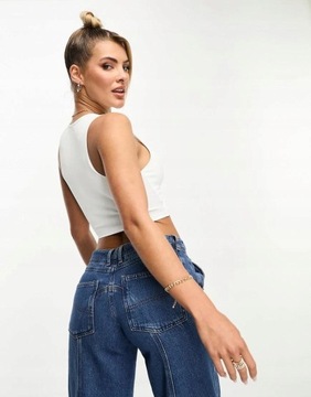 TOP WYCIĘCIE PRĄŻKI EK8 NG3__S PULL & BEAR CROP