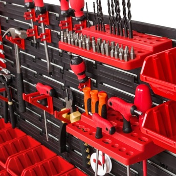 Настенная доска для инструментов для гаража + 74 лотка