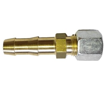 Gok Adapter rury stalowej 8mm na wąż 10mm