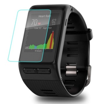 2 закаленных стекла 9H / Garmin Vivoactive HR