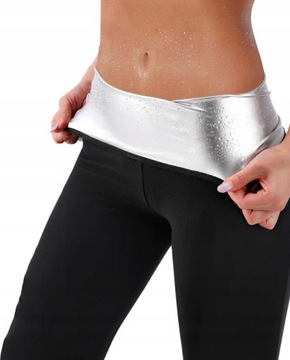 МОДЕЛИРУЮЩИЕ ЛЕГИНГИ ЖЕНСКИЕ, БРЮКИ ДЛЯ ПОХУДЕНИЯ, ЧЕРНЫЕ, РАЗМЕР L/XL