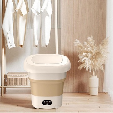 Składana mini pralka 9L Easy w kolorze khaki