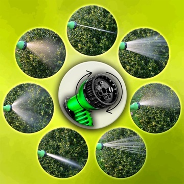 САДОВЫЙ ШЛАНГ 22,5 М РАЗДВИЖНОЙ ГИБКИЙ СПРИНКЕР + СОЕДИНИТЕЛЬ + ПИСТОЛЕТ