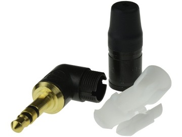 NEUTRIK NTP3RC-B mini JACK 3,5 стерео угловой штекер