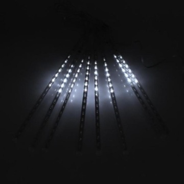 SPADAJĄCE SOPLE LAMPKI LED 80cm METEORYT ŚNIEG 24H