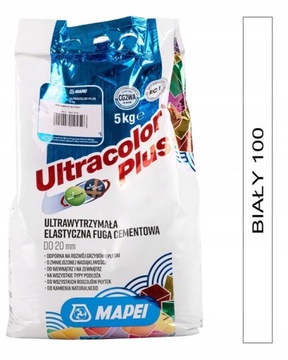 MAPEI FUGA 5KG KOLOR 100 - BIAŁA