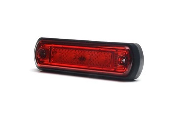 Światło Lampa Lampka obrysowa pozycyjna tylna czerwona 4led diodowa .