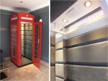 Стеновая панель, обитый прямоугольник 30 х 80, подголовник, ниша