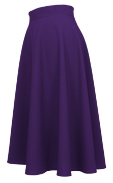 ФИОЛЕТОВАЯ ЮБКА-РАСКЛЕШЕННАЯ ЮБКА НА ИЗМЕРЕНИЕ