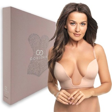 Biustonosz Gorsenia G025 koktajlowy push up 75C