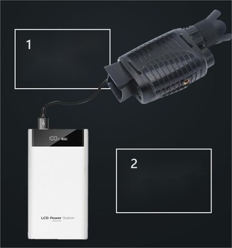 Инфракрасное ночное видение МОНОКУЛЯРНОЕ ИНФРАКРАСНОЕ НОЧНОЕ ВИДЕНИЕ 1080P 3 Вт ИК