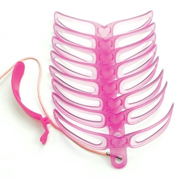 НАБОР ШАБЛОНОВ для макияжа бровей 8в1