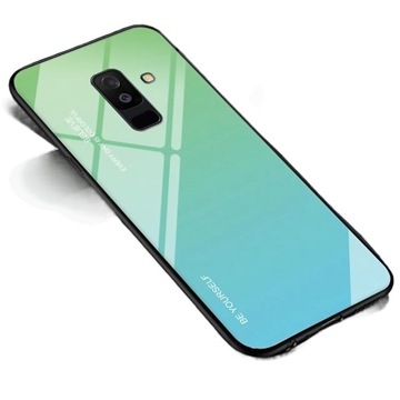 SZKLANE ETUI GLASS CASE do SAMSUNG GALAXY S9 TURKUSOWY BLUE LAGOON