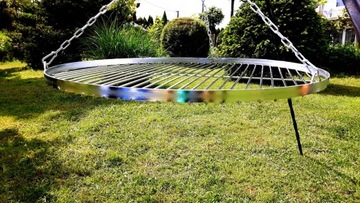 КРУГЛЫЙ ПОДВЕСНОЙ ХРОМИРОВАННЫЙ ГРИЛЯ КЛАСС FI-80см