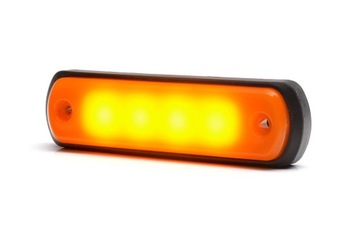 LAMPA OBRYSOWA POMARAŃCZOWA 12-24V LED WAŚ 1341