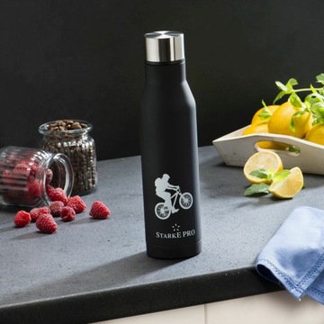 Бутылка для воды THERMAL, стальной велосипед, STARKE PRO
