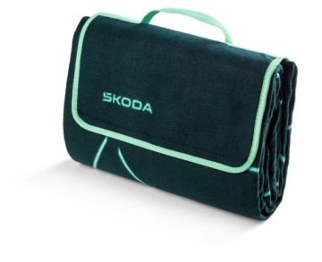 KOC PIKNIKOWY PODUSZKA POLAR SKŁADANY SKODA