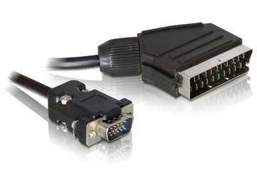 Kabel Delock 65028 SCART (21-pin), VGA (D-Sub) 2 m