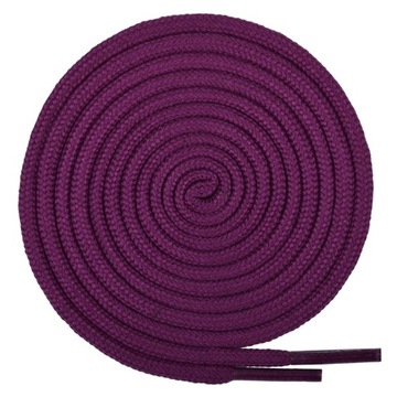 GLANY 5-6 dziurek SZNUROWADŁA FIOLETOWE 100 cm
