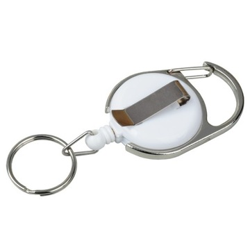 Ски-пасс с карабином, синий