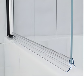 ПРОКЛАДКА НИЖНЕЙ ДВЕРИ ОКНА ДУШЕВАЯ КАБИНА 6 ММ 1М 100 СМ