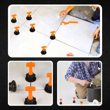 СИСТЕМА ВЫРАВНИВАНИЯ ПЛИТКИ КЛИНЬЯ ЗАЖИМ КЛЮЧ ДЛЯ ДЕРЖАТЕЛЯ КЛИНА 151 шт.