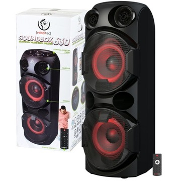 KOLUMNA GŁOŚNIK BUDOWLANY BOOMBOX*MP3*NAGŁOŚNIENIE